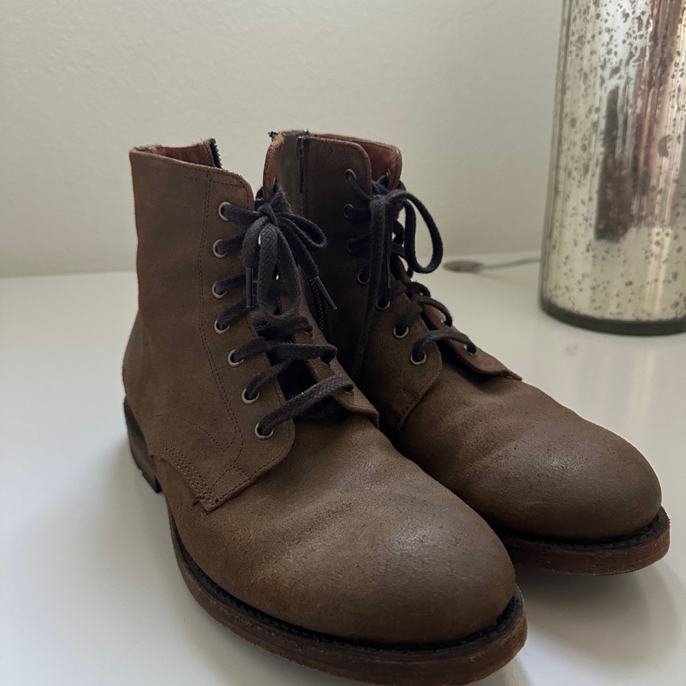 Brown Frye Leather Men's Boots